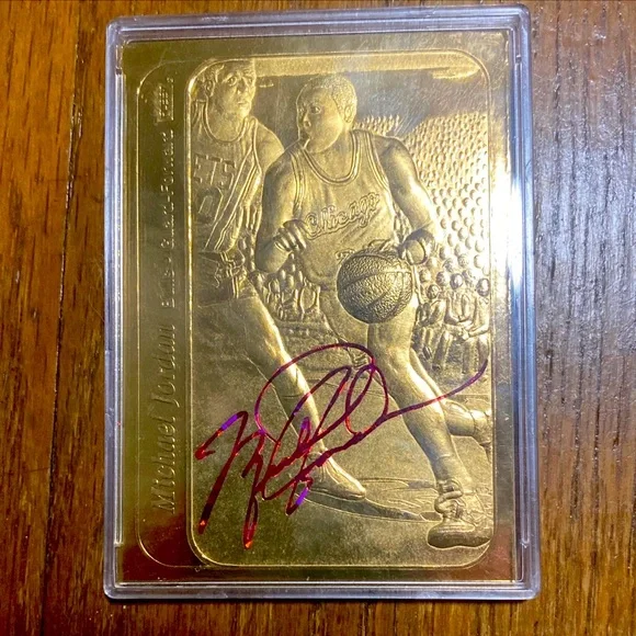 Jordan | Other | Fleer Michael Jordan 986 Rookie 23kt Gold Card